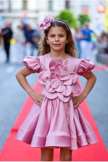 Rochita roz pudrat ocazie fetite Salome Rochita roz pudrat ocazie fetite Salome